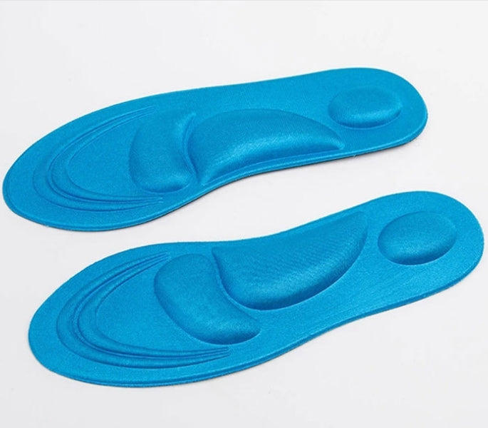 Un paio di cuscinetti per scarpe con tacco alto in spugna sportiva 4D per soletta morbida per sollievo dal dolore per donna