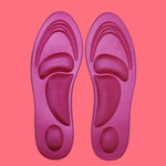 Un paio di cuscinetti per scarpe con tacco alto in spugna sportiva 4D per soletta morbida per sollievo dal dolore per donna