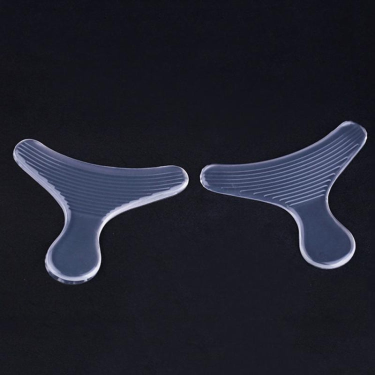 Soletta invisibile in silicone a forma di T da 5 paia Adesivi con tacco alto resistenti all'usura