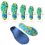 Un paio di solette di supporto per arco plantare per piedi piatti per bambini Soletta per scarpe ortopediche, 23-25cm, 26-28cm, 29-31cm, 32-34cm, 35-37cm