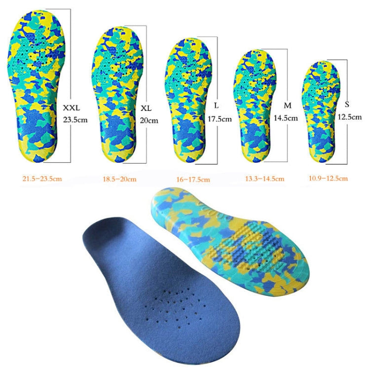 Un paio di solette di supporto per arco plantare per piedi piatti per bambini Soletta per scarpe ortopediche, 23-25cm, 26-28cm, 29-31cm, 32-34cm, 35-37cm
