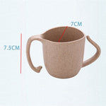 Tazza per latte antiscottatura per bambini in fibra di grano, Anti-Scalding Milk Cup