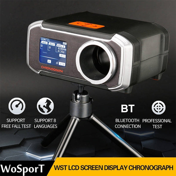 Tester di velocità cronografo con display LCD e Bluetooth