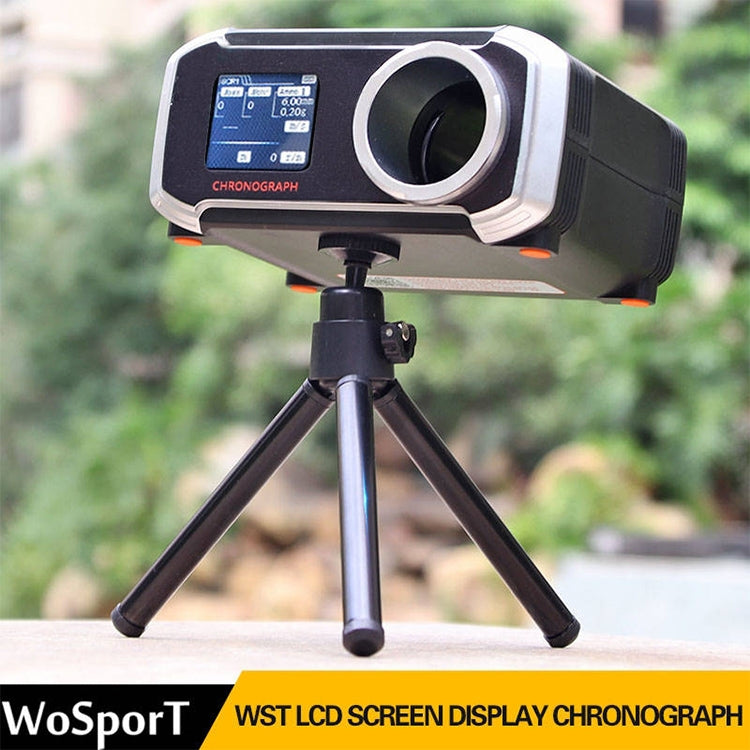 WoSporT Tester di velocità del cronografo con display LCD, sincronizzazione Bluetooth APP Otto lingue mostrano la misurazione della velocità