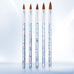 Set 3 pennelli nail art per gel UV e pittura unghie