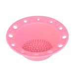 Strumenti di bellezza Vassoio per pennelli in silicone Pennello per trucco Ciotola speciale per la pulizia