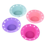 Strumenti di bellezza Vassoio per pennelli in silicone Pennello per trucco Ciotola speciale per la pulizia
