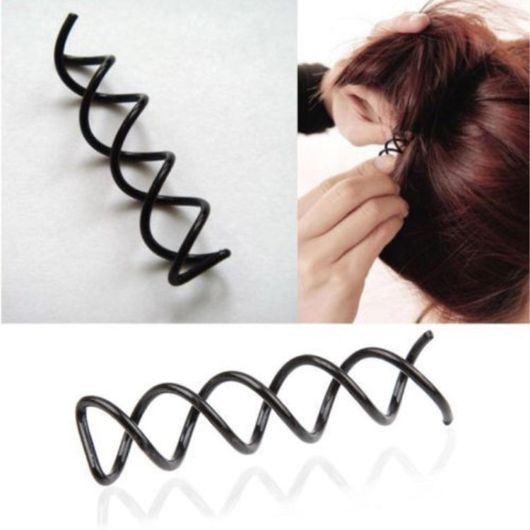 50 pezzi Accessori per capelli a spirale per capelli Forcina a spirale Mandrino Testa a forcina Y Fascia rotonda a forma di perno