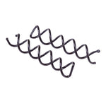 50 pezzi Accessori per capelli a spirale per capelli Forcina a spirale Mandrino Testa a forcina Y Fascia rotonda a forma di perno