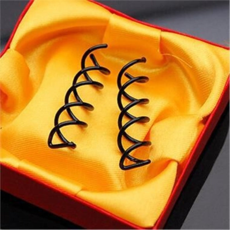 50 pezzi Accessori per capelli a spirale per capelli Forcina a spirale Mandrino Testa a forcina Y Fascia rotonda a forma di perno