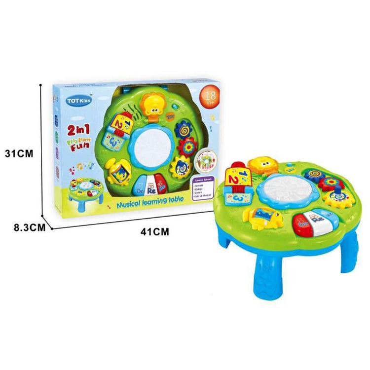 Tamburi a mano con illuminazione multifunzione, giocattoli musicali elettrici per bambini