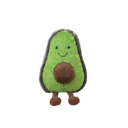 Simpatico cartone animato Avocado Peluche Cuscino Giocattolo 22 ~ 45 Cm Avocado Con Piedi Bambini Frutta Avocado Peluche Ripiene Cuscino Giocattolo Regalo per Bambino