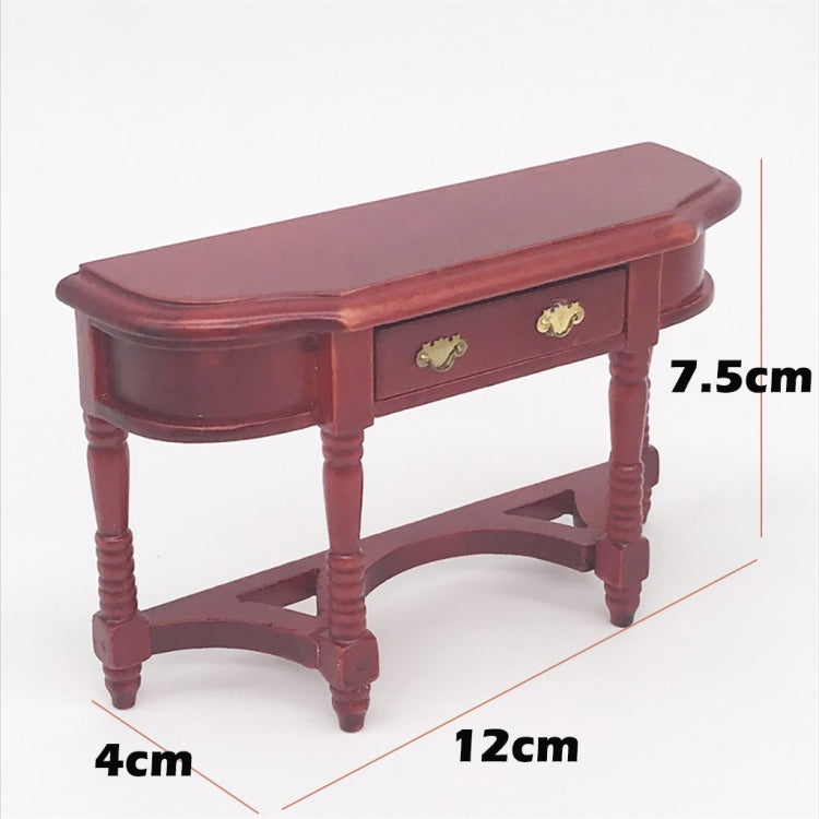 3 pezzi di scrivania per casa delle bambole, mini mobili da soggiorno, giocattoli per la casa dei bambini, House Desk