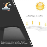 Lampada solare da esterno 36 LED 280 lumen con sensore