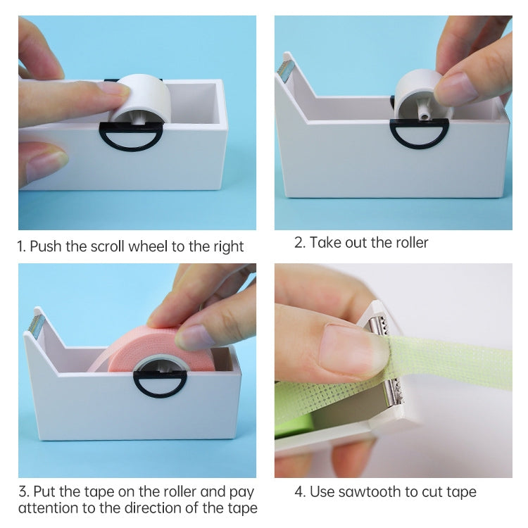 Porta nastro Dispenser nastro per ufficio Taglierina per nastro desktop