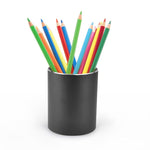 Regalo di cancelleria per organizer per contenitori portapenne da scrivania rotondo in alluminio