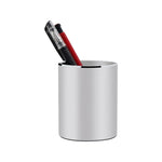 Regalo di cancelleria per organizer per contenitori portapenne da scrivania rotondo in alluminio