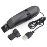 Mini aspirapolvere USB da tavolo con tastiera e spazzole