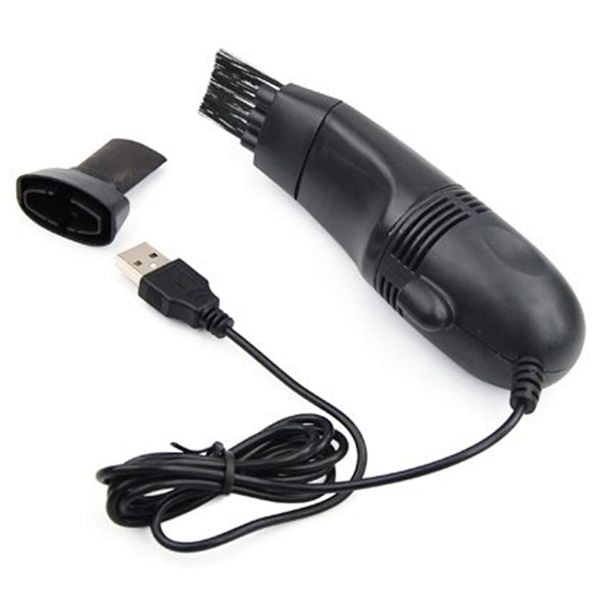 Mini aspirapolvere USB da tavolo con tastiera e spazzole