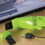 Mini aspirapolvere USB da tavolo con tastiera e spazzole