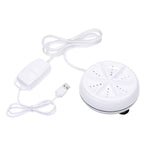 Mini lavatrice portatile a turbina ad ultrasuoni per vestiti, mini lavatrice con cavo USB, comoda per i viaggi, 3 in 1, 2 in 1