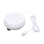 Mini lavatrice portatile a turbina ad ultrasuoni per vestiti, mini lavatrice con cavo USB, comoda per i viaggi, 3 in 1, 2 in 1