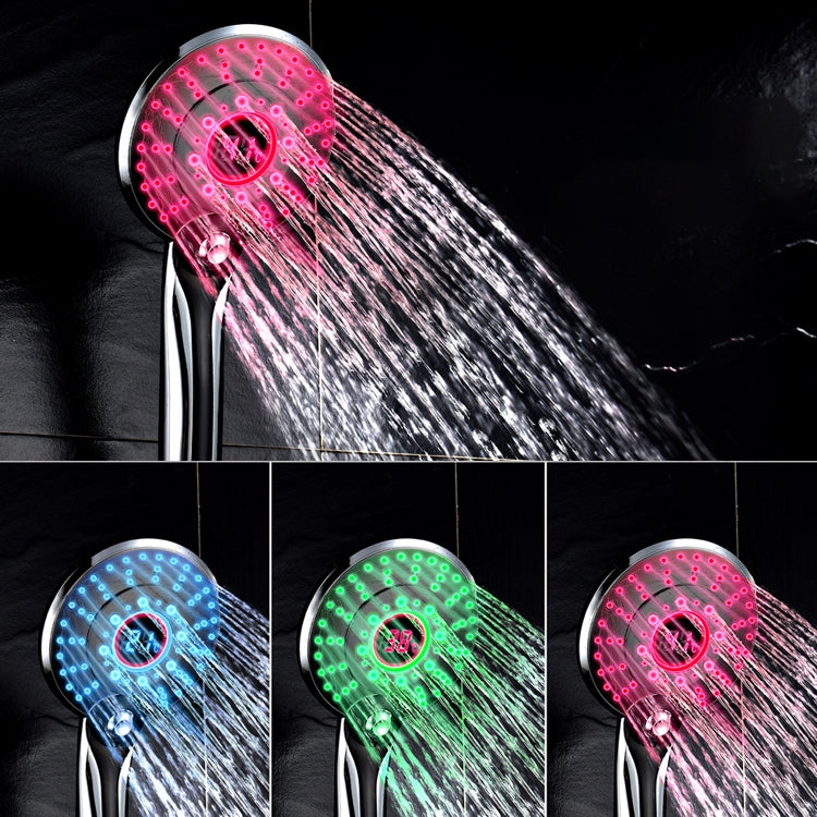 Soffione doccia con controllo della temperatura del bagno con display digitale portatile, Temperature Control Shower