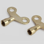 Chiave per rubinetto da 5 pezzi Chiave per rubinetto con presa in ottone massiccio per radiatore Impianto idraulico Drenaggio Foro quadrato, Inner Diameter 6.25 mm