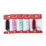 Portachiavi con allarme anti-lupo da donna, volume elevato, 5 pezzi, 120 dB, consegna colore casuale