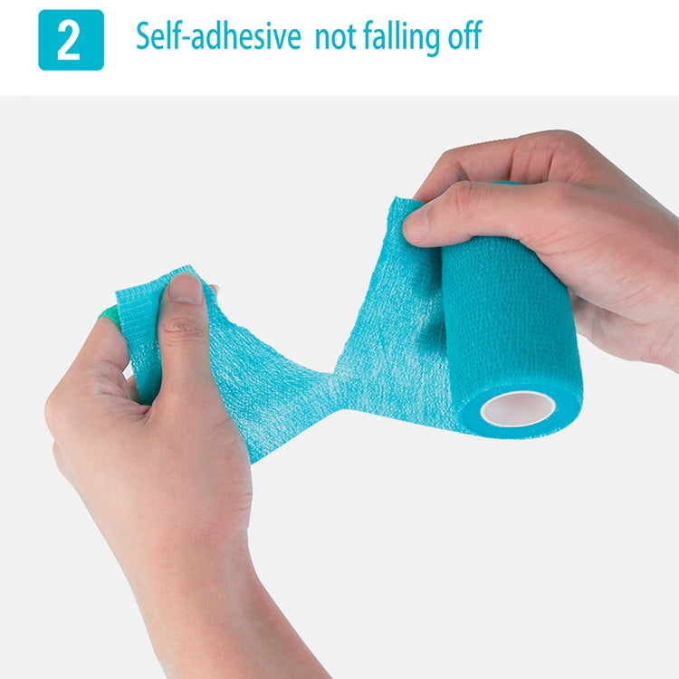 Benda elastica autoadesiva per lo sport, 450 x 2.5cm, 450 x 5cm, 450 x 7.5cm, 450 x 10cm