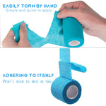 Benda elastica autoadesiva per lo sport, 450 x 2.5cm, 450 x 5cm, 450 x 7.5cm, 450 x 10cm
