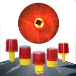 Avviso solare notturno Avviso di sicurezza per la costruzione Avviso di luci flash Luce di segnalazione, Screw (Red), Sleeve (Red), Slim handle (Red), Magnet (Red), Crude (Red)