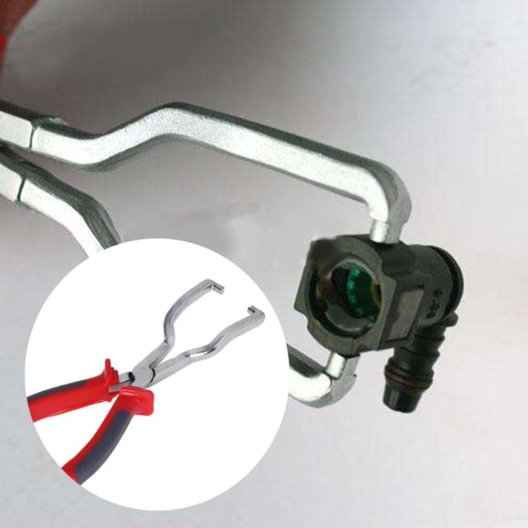 Pinza per smontaggio connettore rapido per tubo benzina in acciaio Strumenti di riparazione auto, Steel Gasoline Pipe Pliers