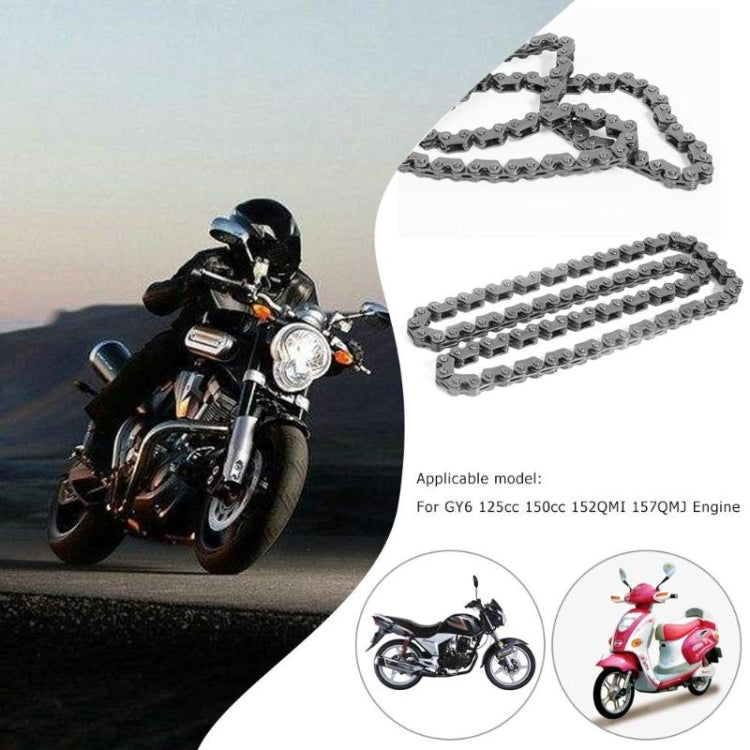 Catena di distribuzione a 90 maglie per GY6 125CC 150CC 152QMI 157QMJ Motore Scooter Ciclomotori ATV Go Kart Quad, 90 Links Timing Chain