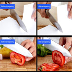 Affilacoltelli a doppia faccia da 3 pezzi Strumento per affilare la smerigliatrice super fine, Double Sided Knife Sharpener