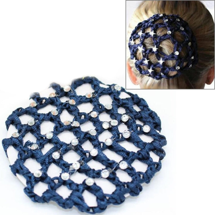 20 pezzi bellissimi diamanti copertura per chignon snood retina per capelli da donna balletto danza pattinaggio accessori per copricapo, Navy blue, Pink, Red, Green, Magenta