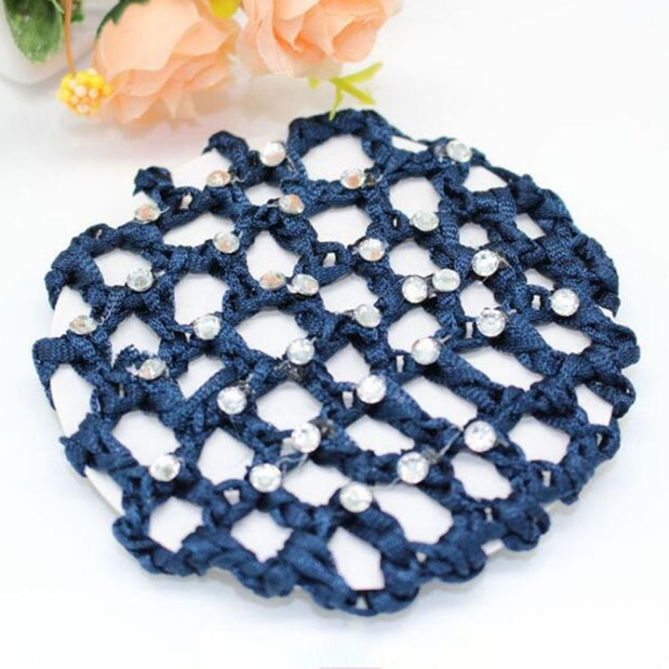 20 pezzi bellissimi diamanti copertura per chignon snood retina per capelli da donna balletto danza pattinaggio accessori per copricapo, Navy blue, Pink, Red, Green, Magenta