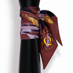 Sciarpa piccola da donna con lettera Tarocchi, larghezza: 6,2 cm, A, B, C, D, E, F, G, H, I, J, K, L, M, N, O, P, Q, R, S, T, U, V, W, X, Y, Z