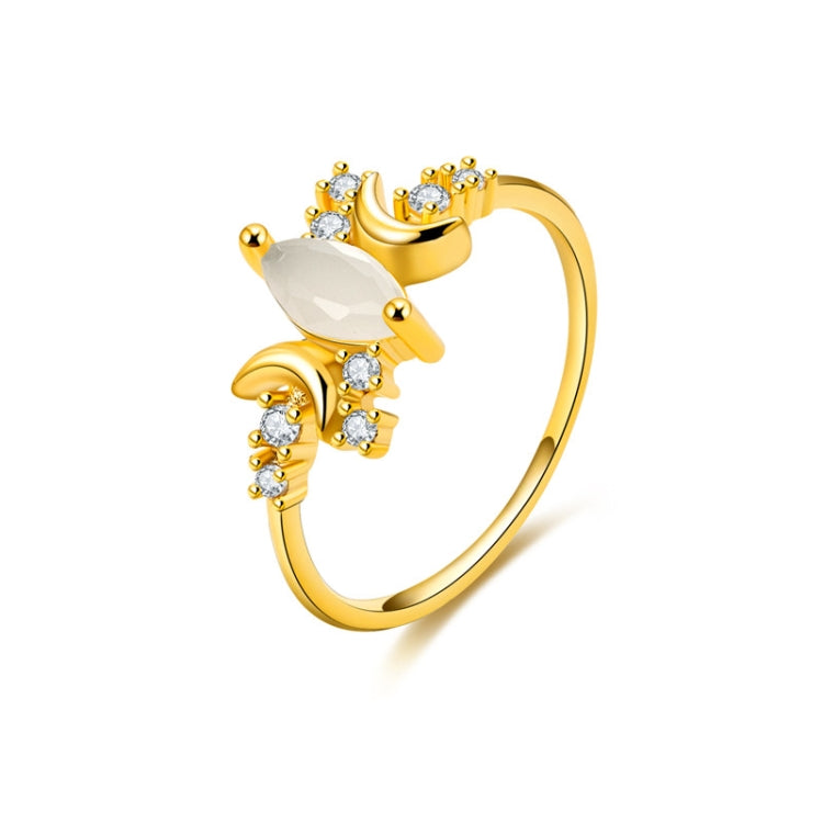 Anello opale bianco Anelli di fidanzamento con cristalli da donna, 10, 11, 5, 6, 7, 8, 9