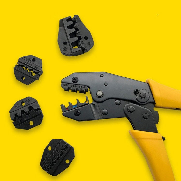 WXK-30JN Pinze a crimpare isolanti per terminali nudi pressati a freddo multifunzionali Set di utensili manuali per elettricisti, WXK-30JN