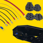 WXK-30JN Pinze a crimpare isolanti per terminali nudi pressati a freddo multifunzionali Set di utensili manuali per elettricisti, WXK-30JN