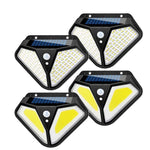 Lampada da parete solare LED 102+50 COB impermeabile