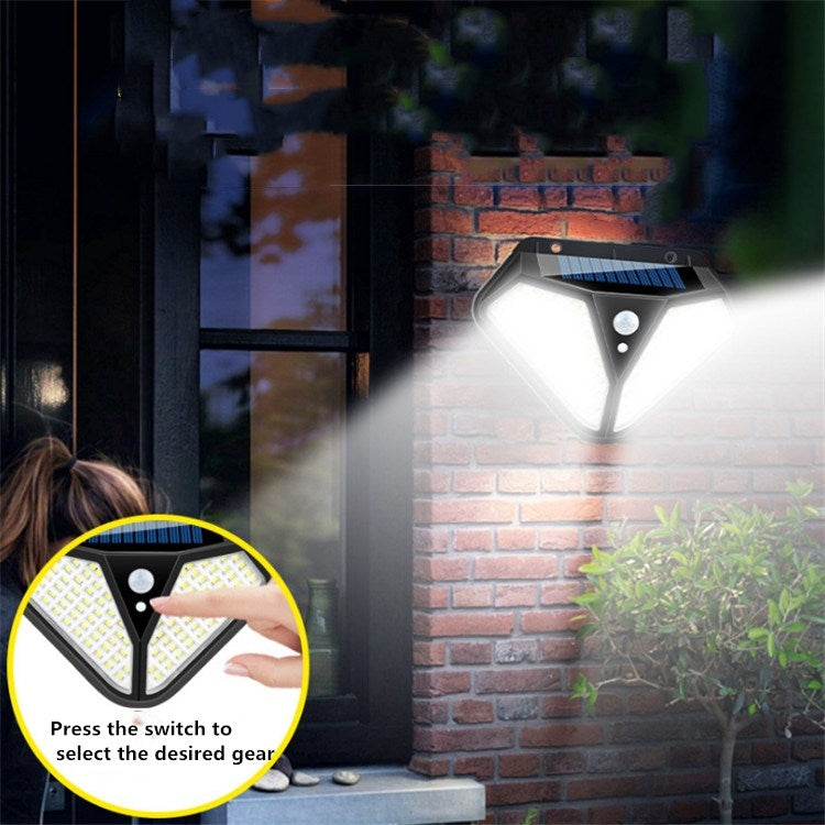 Lampada da parete solare LED 102+50 COB impermeabile