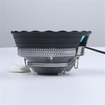 Ventola CPU silenziosa per radiatore per computer desktop COOL STORM da 12 cm per Intel AMD