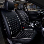 Coprisedile per auto universale in pelle PU, Black White, Black Red, Black White Deluxe, Black Red Deluxe, Coffee Deluxe, Beige Deluxe, Beige, Coffee