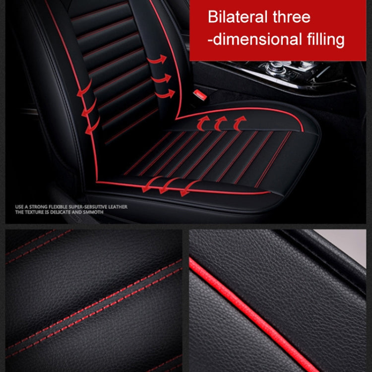 Coprisedile per auto universale in pelle PU, Black White, Black Red, Black White Deluxe, Black Red Deluxe, Coffee Deluxe, Beige Deluxe, Beige, Coffee
