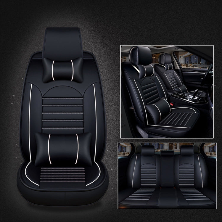 Coprisedile per auto universale in pelle PU, Black White, Black Red, Black White Deluxe, Black Red Deluxe, Coffee Deluxe, Beige Deluxe, Beige, Coffee