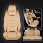 Coprisedile per auto universale in pelle PU, Black White, Black Red, Black White Deluxe, Black Red Deluxe, Coffee Deluxe, Beige Deluxe, Beige, Coffee