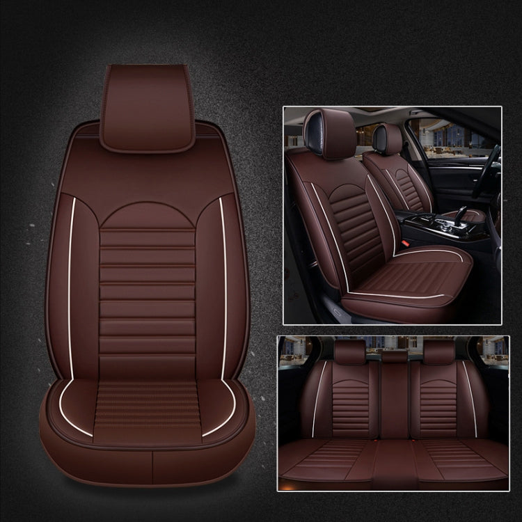 Coprisedile per auto universale in pelle PU, Black White, Black Red, Black White Deluxe, Black Red Deluxe, Coffee Deluxe, Beige Deluxe, Beige, Coffee