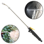 Pistole ad acqua da giardino Bacchetta per tubo flessibile per ugello spray per autolavaggio ad alta pressione multifunzione in acciaio inossidabile, 30cm, 48cm, 58cm, 72cm